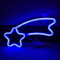 Miniatyrbild 3 av 3: Neonskyltar för Väggdekor, LED Neonljus för Sovrum, USB eller Batteridriven Meteor, Tonårspojkar, Spelrum, Bar, Födelsedag, Cool Dekor Estetisk Gåva