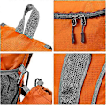 Miniatyrbild 5 av 5: Vikbar Ryggsäck Lättvikt, Liten Ryggsäck Vattentät för Utomhussporter, Hållbar Packbar Ryggsäck Praktisk Vardagsryggsäck Orange