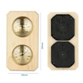 Miniatyrbild 2 av 5: Bastutermometer 2 i 1 Trä Bastuhygrometer Inomhus Celsius Termometer och Hygrometer