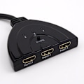 Miniatyrbild 3 av 5: 3-portars HDMI Splitter Kabel 1080p Multi Switch Switcher Splitter Väljare Hub Box