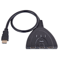 Miniatyrbild 1 av 5: 3-portars HDMI Splitter Kabel 1080p Multi Switch Switcher Splitter Väljare Hub Box