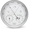 Miniatyrbild 2 av 3: Väderstation analog barometer med termometer hygrometer
