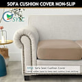 Miniatyrbild 4 av 4: Sofföverdrag för Sittdynor Soffa Dynöverdrag Stretch Sammet Soffa Dynöverdrag Ersättning Fo