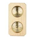 Miniatyrbild 1 av 5: Bastutermometer 2 i 1 Trä Bastuhygrometer Inomhus Celsius Termometer och Hygrometer