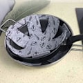 Miniatyrbild 3 av 5: 9-delars Set Pannskydd 3 Olika Storlekar Stapelbara Pannskydd