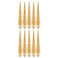 Fingernagelspets klo ringar finger knogar skydd för Halloween Cosplay Dans Guld,AB