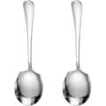 2 Pcs Stainless Steel Large Buffet Serving Spoons Stainless Steel Serving Spoon Silver Long Handle Serving Spoons,SE
