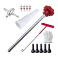 Quick Change Tire Valve Tool Kit Valve Stem Tire Valve Stem for TR413 Valve Replacement and Installation As Shown,SE