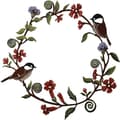 Decorative Metal Door Wreath, Modern Wall Decor for Year-Round Use, AB