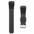 22MM Black Rubber Watch Band/Strap Replacement For SEIKO DIVER'S Watch, SE
