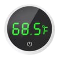 Digital Aquarium Thermometers, Accurate Temperature Sensor, Self-Adhesive Measuring Tool for Aquariums [DB] White Fahren,SE