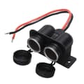 Car Cigarette Lighter Socket Dual Hole, 12V Power, Cigarette Lighter Socket Waterproof Car Cigarette,AB