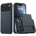 iPhone 17 Pro Skal Hybrid Med Kortfack Blå,SE