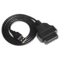 OBD2 hona till USB-kabel – 1 meter adapterkabel för diagnostik