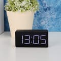 (Svart) Växande väckarklocka, inbyggd batteriväckarklocka för sovrum, alarm och snooze, för tunga sovare, presenter till barn tonåringar na