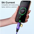 Pikkukuva 5 / 9: USB-C pikalatauskaapeli Type-C datakaapeli monivärinen 0,5-3M 1M Grey