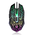 Miniatyrbild 1 av 3: Gamingmus Dator USB-kabel Esports Färgglatt Andningsljus Lätt Mus Datortillbehör svart default