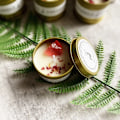 Miniatyrbild 6 av 8: Rökfritt Aromaterapi Sojavaxljus Heminredning, Används Efter Aromaterapi, Kristallsalt, Stenblomma golden clover