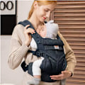 Miniatyrbild 1 av 6: Egobaby bärsjal, fram- och bakåtvänd, multifunktionell, för alla årstider Blue print