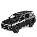 Pikkukuva 1 / 5: 1:32 Leluauto Erinomainen Laatu Lx570 Maastoauto Metalliauto Lelu Seosauto black