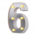Miniatyrbillede 2 af 5: LED Marquee Bogstav Lys 26 Alfabet Lysende Bogstaver Skilt Perfekt Til Natlys Bryllup Fødselsdagsfest Julelampe Hjemmebar Dekoration B09 6