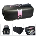 Miniatyrbild 1 av 2: Bts Children Double-layer Pencil Case Large Capacity color-3