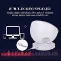 Miniatyrbillede 5 af 5: LED Projektorlampe, Ocean Waves Projektor Natlampe med Fjernbetjening, Timer / 7 Farvetilstande / 6 Musiklyde, Til Soveværelse / Børn / Jul / Gave