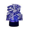 Miniatyrbild 1 av 2: Jojo Bizarre Adventure Figure For Bedroom  3d Lamp
