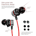 Pikkukuva 2 / 4: Plextone G15 3,5 mm:n langalliset nappikuulokkeet äänenvoimakkuuden säädöllä ja mikrofonilla Red