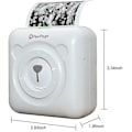 Miniatyrbild 2 av 5: Mini Printer, Wireless Thermal Label Printer, Sticky Note Receipt, Suitable For Android Ios Smart Phone Windows, With 6+1 Printing Paper Roll white
