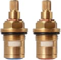 Ceramic Disc Head, Pair Of Replacement Universal Ceramic Spools For Faucets