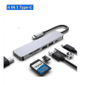Pikkukuva 3 / 4: 6-in-1 USB-C - USB 3.0 HDMI-yhteensopiva telakka