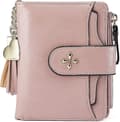 Womens Wallet Rfid Blocking Genuine Leather Wallets For Women With Id Window Gift