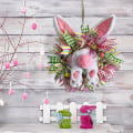 Miniatyrbild 3 av 4: Easter Decorative Door Rabbit Wreath Welcome Wreath Indoor And Outdoor