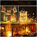 Miniatyrbild 4 av 5: Led String Lights Battery Powered,[2 Pack] 100 Leds 33ft Waterproof 8 Modes With Remote Control Christmas Decoration Lights (warm White-10m) A927