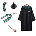 Pikkukuva 1 / 3: Harry Potter 6 osainen taikuri cosplay naamiaisasu viitta puku Green 155cm