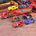7pcs Lightning Mcqueen Jackson Storm Mack Uncle Truck Diecast Metal Car Model