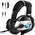 Miniatyrbild 1 av 3: Stereo Pc Gaming Headset With Noise Canceling Mic For Ps4 Ps5 Xbox Series K5