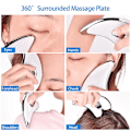 Miniatyrbillede 2 af 5: Gua Sha Skraber Ansigtsmassager Ansigtsløft Slankende Led Lys Mikrostrøm Enheder A10 pink