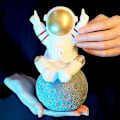Pikkukuva 3 / 3: Uudet Retro Astronautti Bluetooth-kaiuttimet Kannettavat Luovat Lahjat Langaton Pieni Stereo, Kosketus