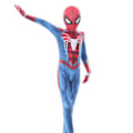 Pikkukuva 1 / 4: Peli versio lasten yksiosaisista trikoista Spider-Man leikkipuku Halloween-asut (110-150cm) 120