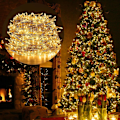 Miniatyrbild 1 av 4: Led String Lights 100M 1000Leds Outdoor, Christmas Decoration Lights With 8 Modes, Ip44 Waterproof