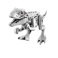 Miniatyrbillede 2 af 4: 12 stk. Jurassic Dinosaur Legetøj Små Byggeklodser Til Drenge