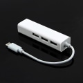 Pikkukuva 1 / 2: Fong Usb3.1 Type-c Usb-c - Rj45 Ethernet Lan -sovitin Usb-keskittimellä kannettavalle tietokoneelle