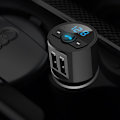 Miniatyrbilde 4 av 4: Bluetooth MP3 Bil FM-sender med dobbel USB Handsfree-lader