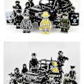 Miniatyrbild 3 av 4: 12pcs Special Police Minifigure Building Block Doll Small Particle Assembled Doll Toy