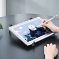 Miniatyrbild 2 av 4: Foldable Laptop Cooling Stand With Double Fans Usb Notebook Cooler Pad Holder Black