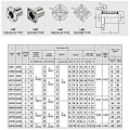Miniatyrbillede 4 af 5: Lmf8uu Flange Bøsning - Lineær Kugleleje Til Elektronisk Udstyr /
