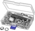 Eyelet Tool Kit 10mm Metal Sets Grommets 100 Set Grommets Kit Eyelets Kit
