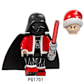 Miniatyrbild 3 av 5: 8pcs Christmas Puzzle Assembled Building Block Minifigure Toys
